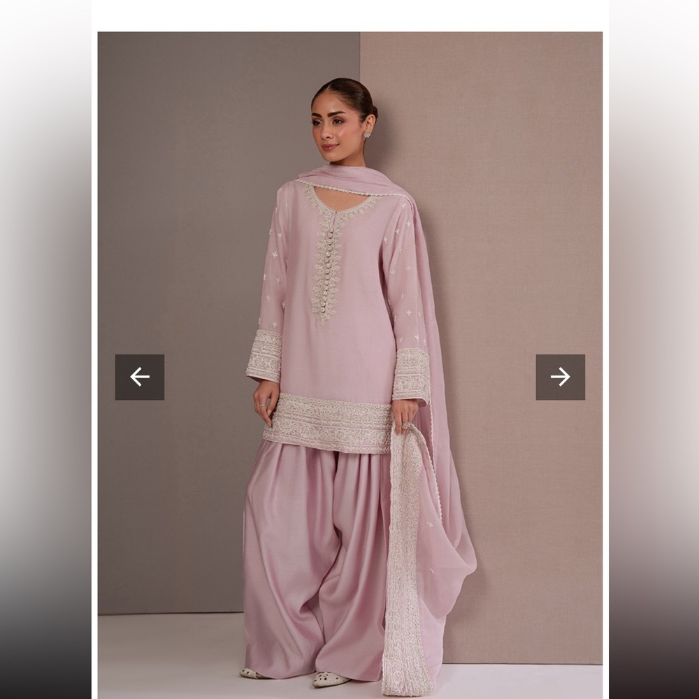 Designer farshi shalwar formal Pakistan India suit